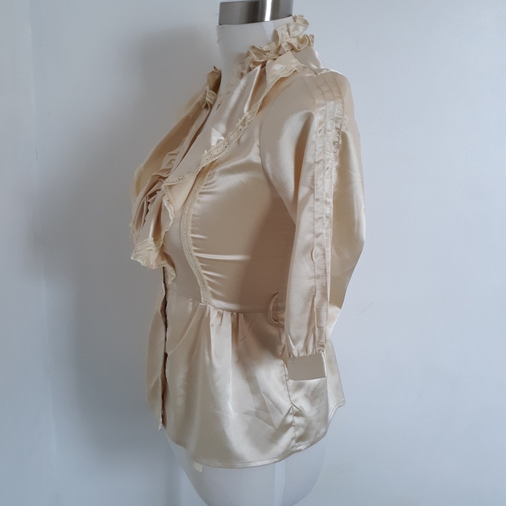 Ruffle Design casual blouse - Picture 8 of 8